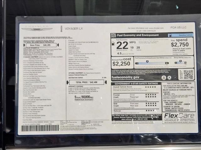 New 2026 Chrysler Voyager LX image 15