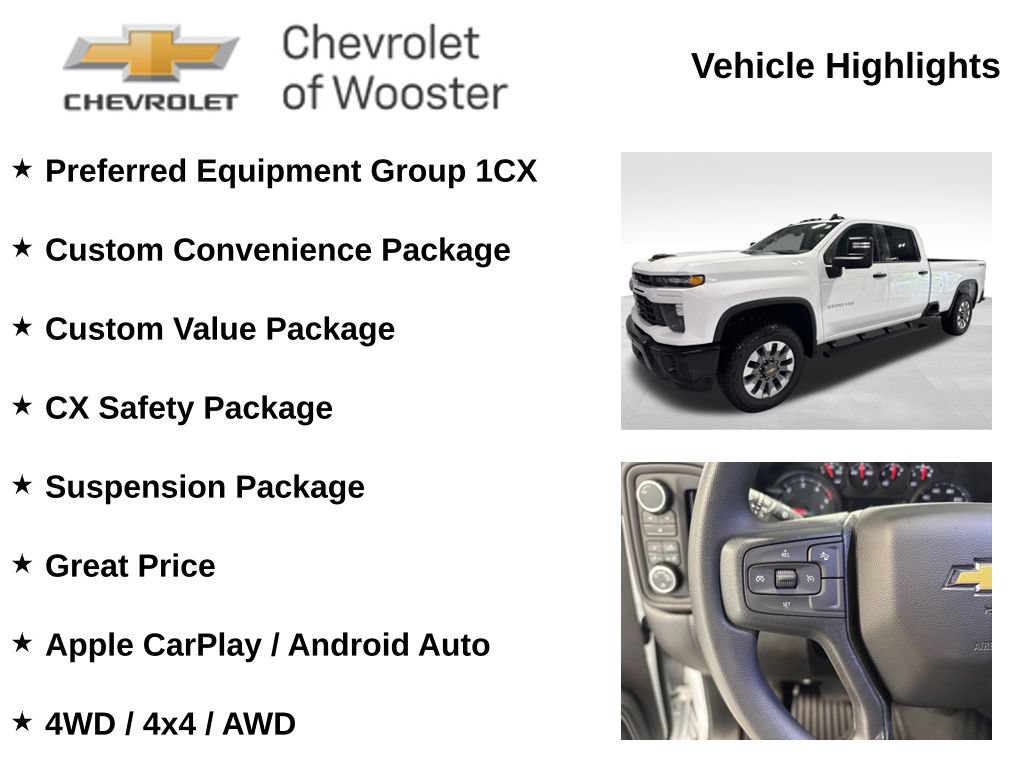 New 2026 Chevrolet Silverado 2500 Custom w/ Custom Value Package AWD/4WD image 2