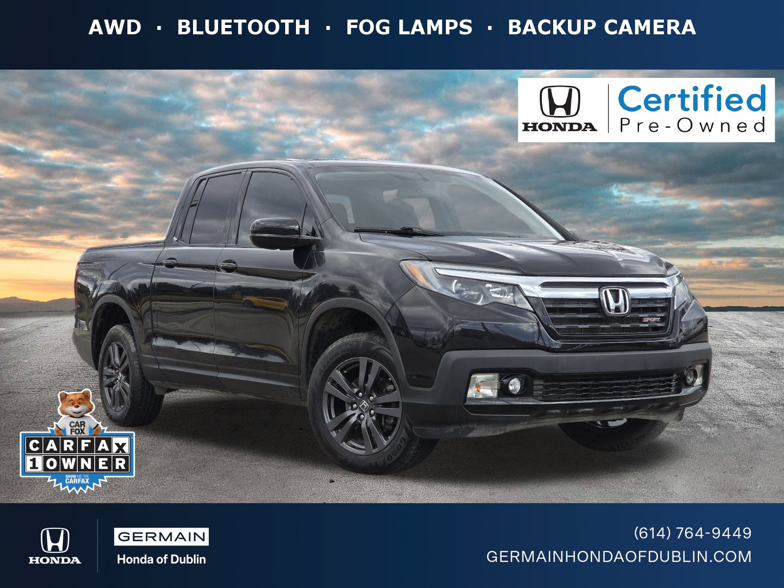 Used 2019 Honda Ridgeline Sport