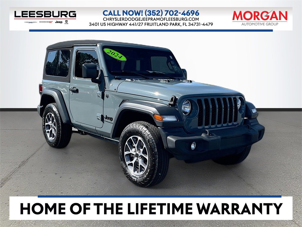 Certified 2024 Jeep Wrangler Sport S