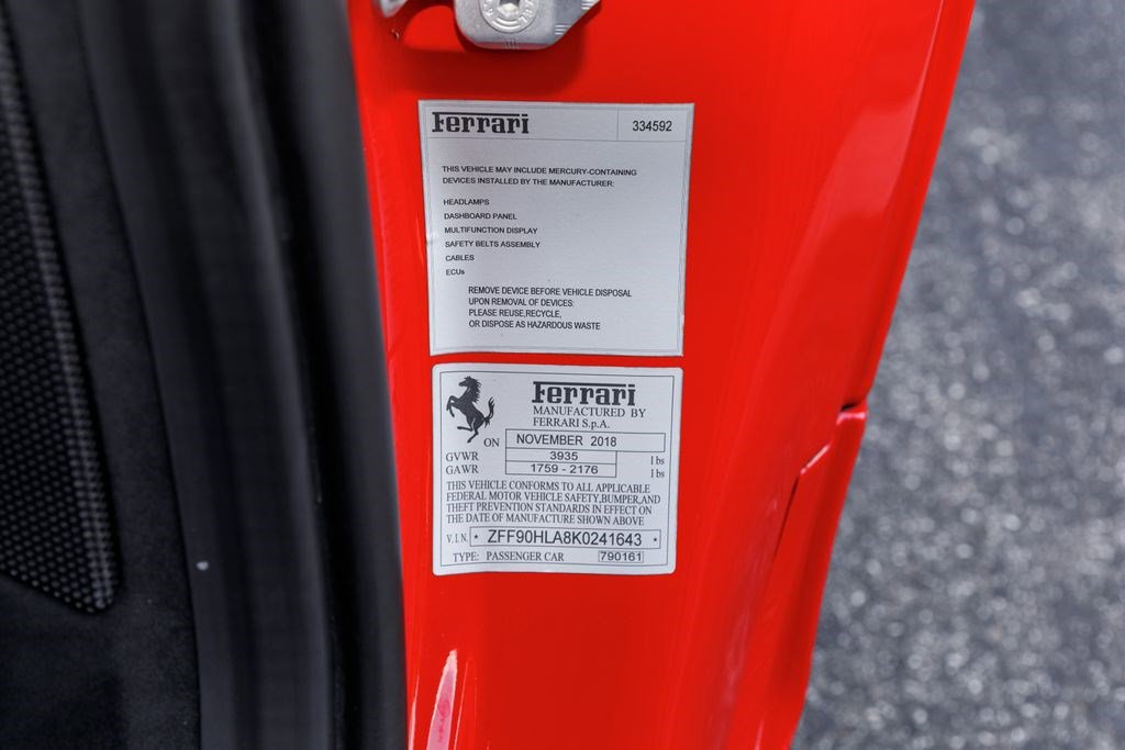 Used 2019 Ferrari 488 Pista Coupe RWD image 30
