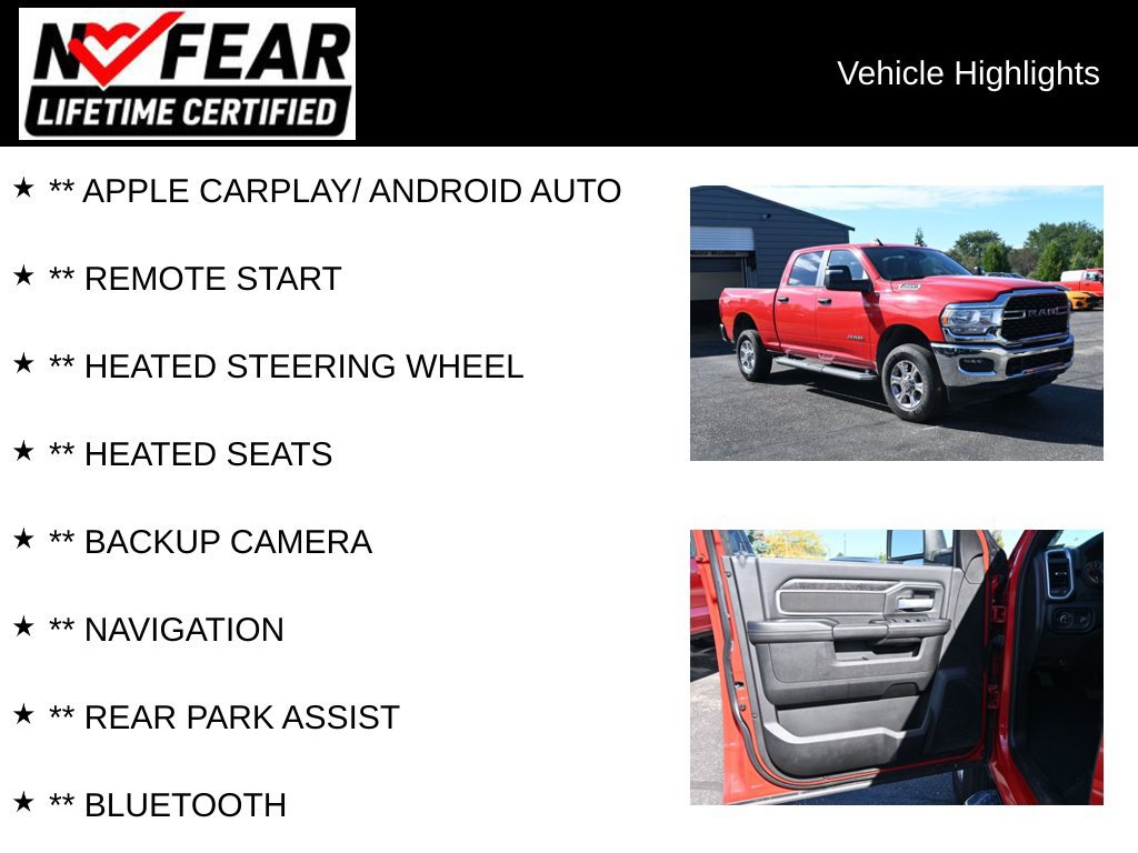 Used 2024 RAM 2500 Big Horn w/ Safety Group AWD/4WD image 2