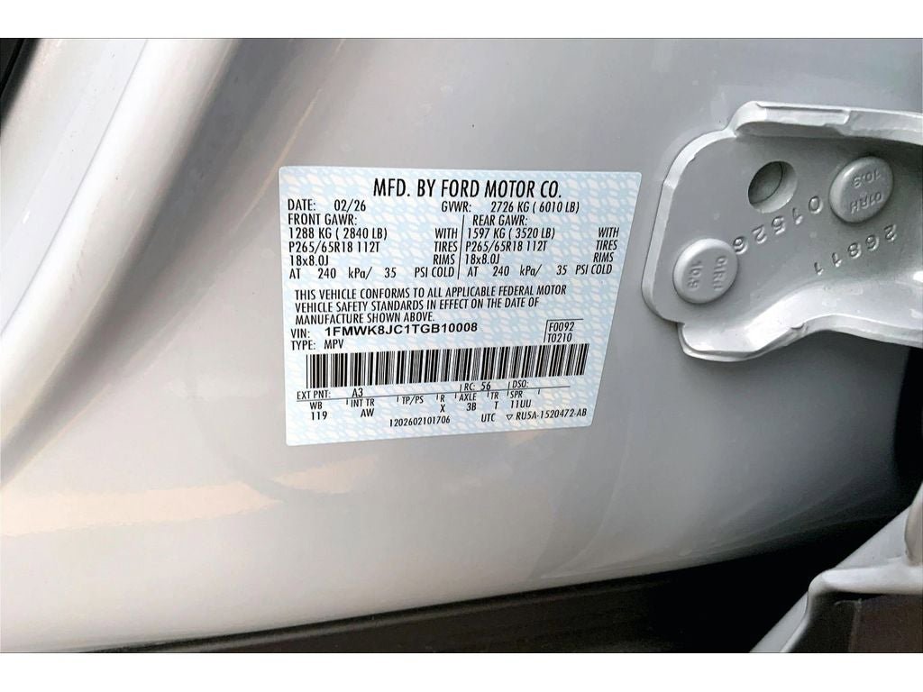 New 2026 Ford Explorer Tremor w/ Tremor Ultimate Package image 14