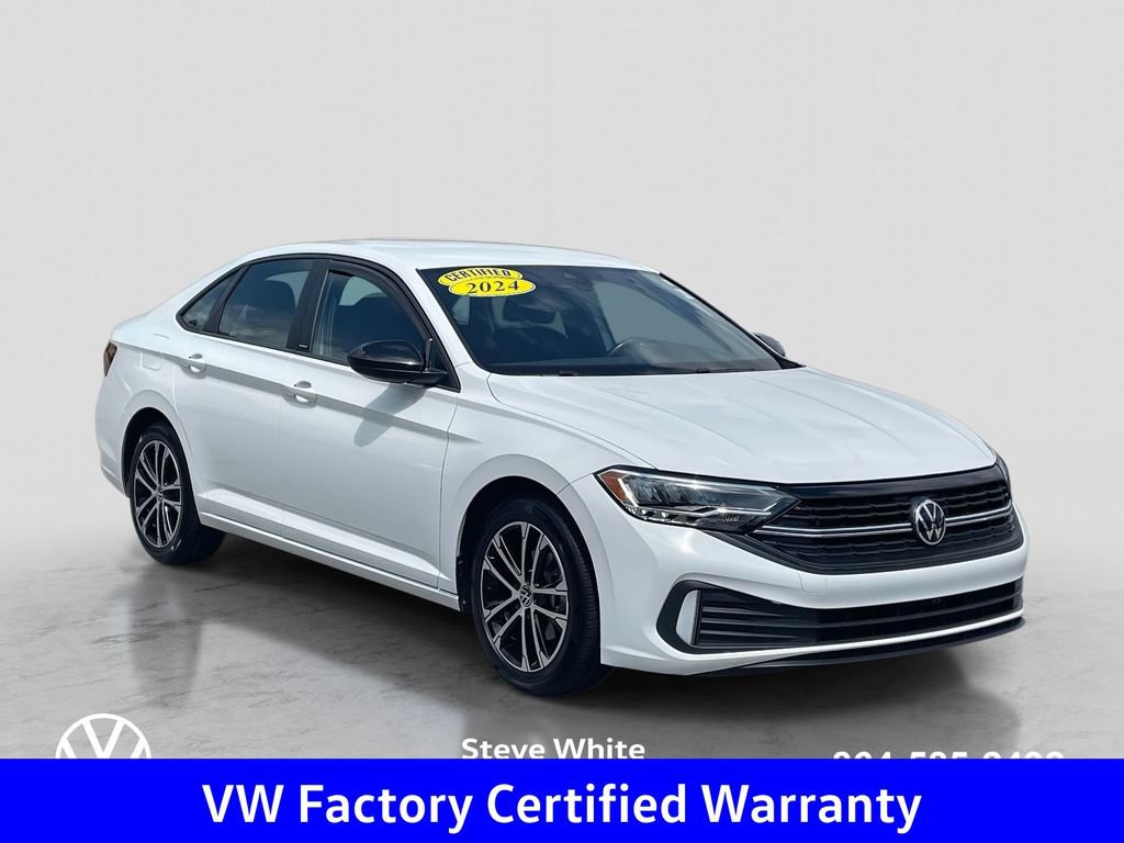 Certified 2024 Volkswagen Jetta Sport FWD image 1