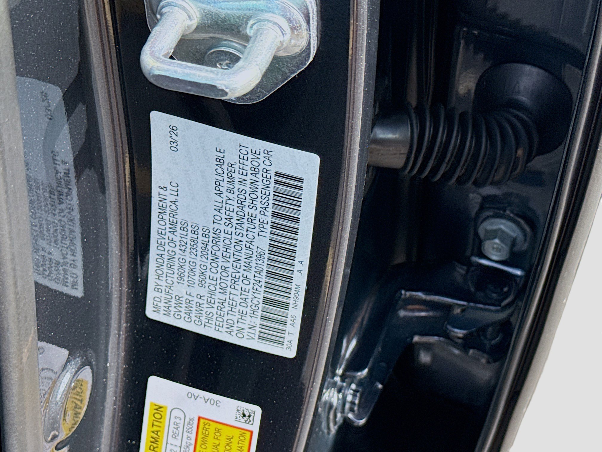 New 2026 Honda Accord LX image 27