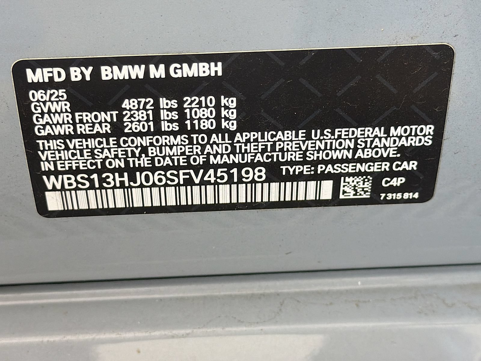 Used 2025 BMW M3 w/ Executive Package RWD image 36