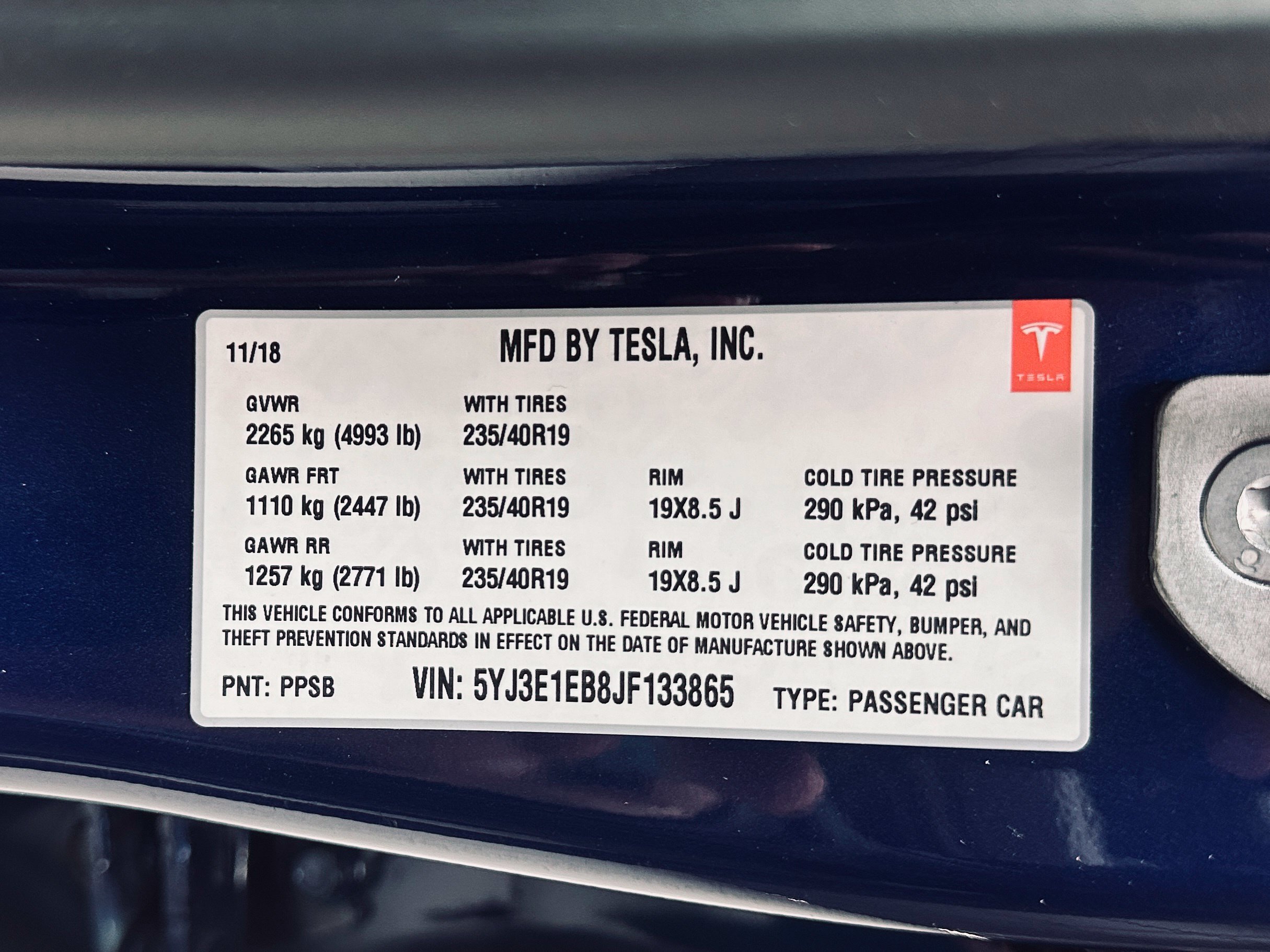 Used 2018 Tesla Model 3 Long Range AWD/4WD image 40