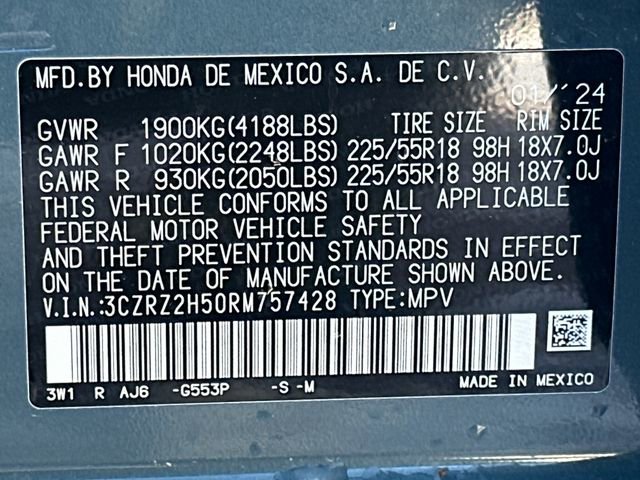 Used 2024 Honda HR-V Sport image 31