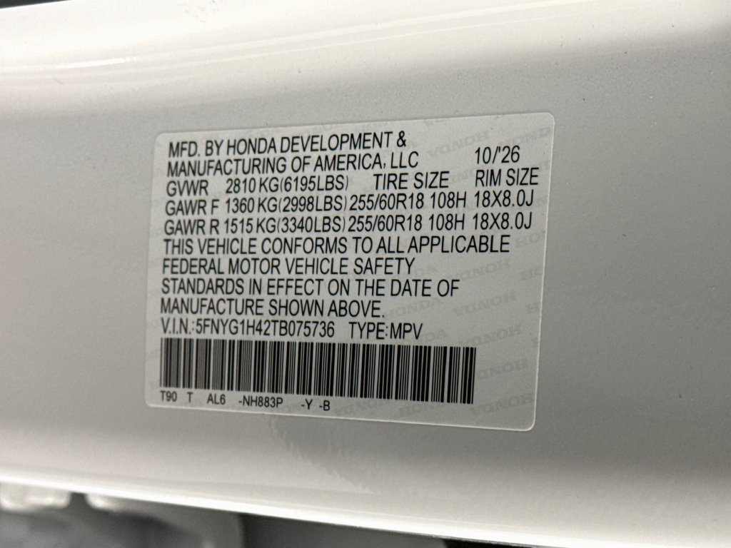 New 2026 Honda Pilot EX-L image 32