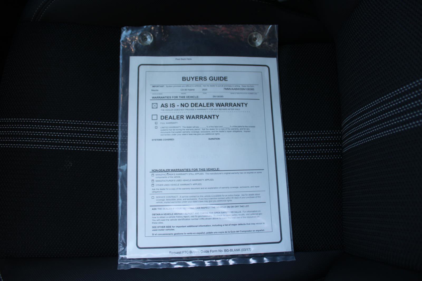 Used 2025 MAZDA CX-50 2.5 Hybrid w/ Weather Package image 45