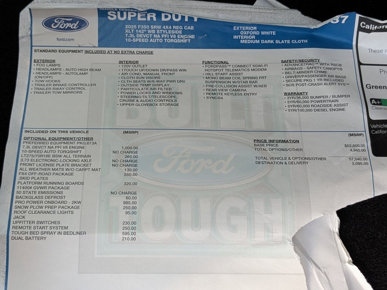 New 2025 Ford F350 XLT w/ FX4 Off-Road Package image 15