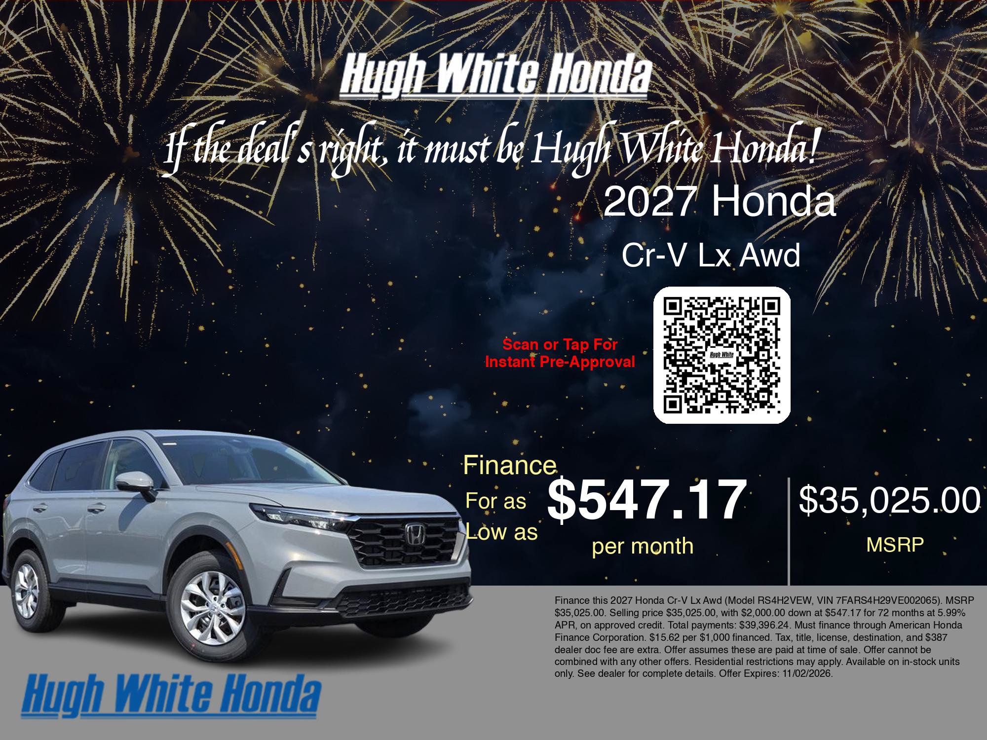 New 2027 Honda CR-V LX image 8