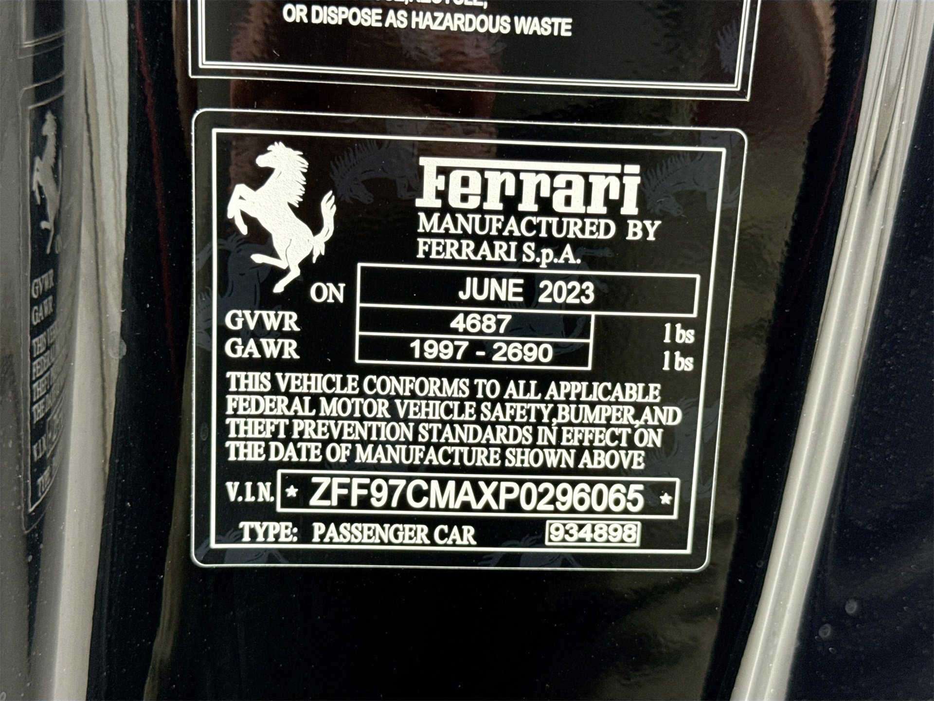 Certified 2023 Ferrari 812 GTS image 27