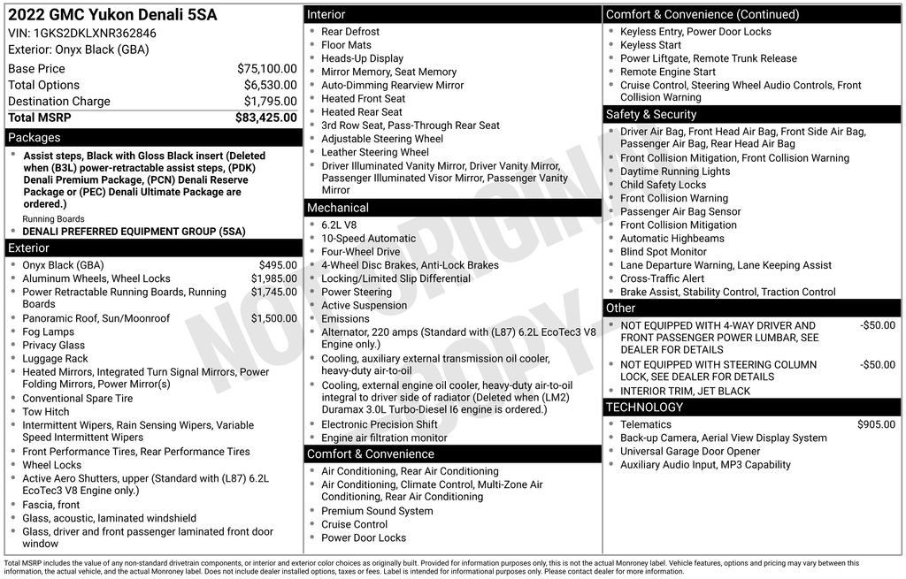 Used 2022 GMC Yukon Denali image 31