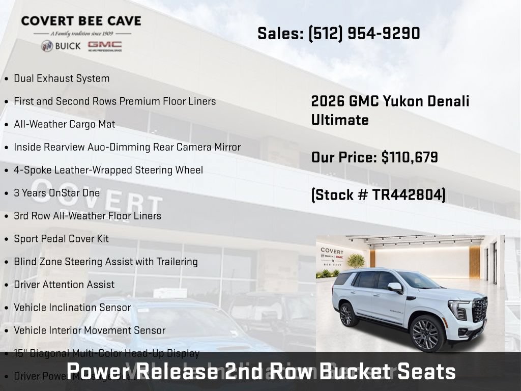 New 2026 GMC Yukon Denali Ultimate AWD/4WD image 51