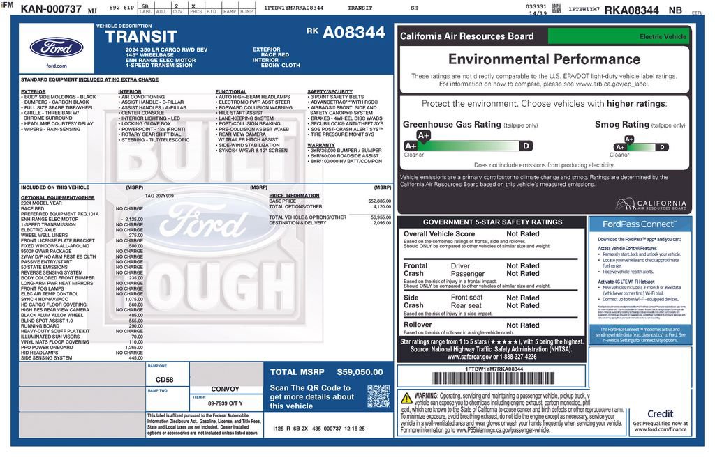 Used 2024 Ford E-Transit Low Roof image 17