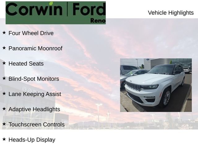 Used 2022 Jeep Grand Cherokee Summit w/ Advanced Protech Group IV AWD/4WD image 7