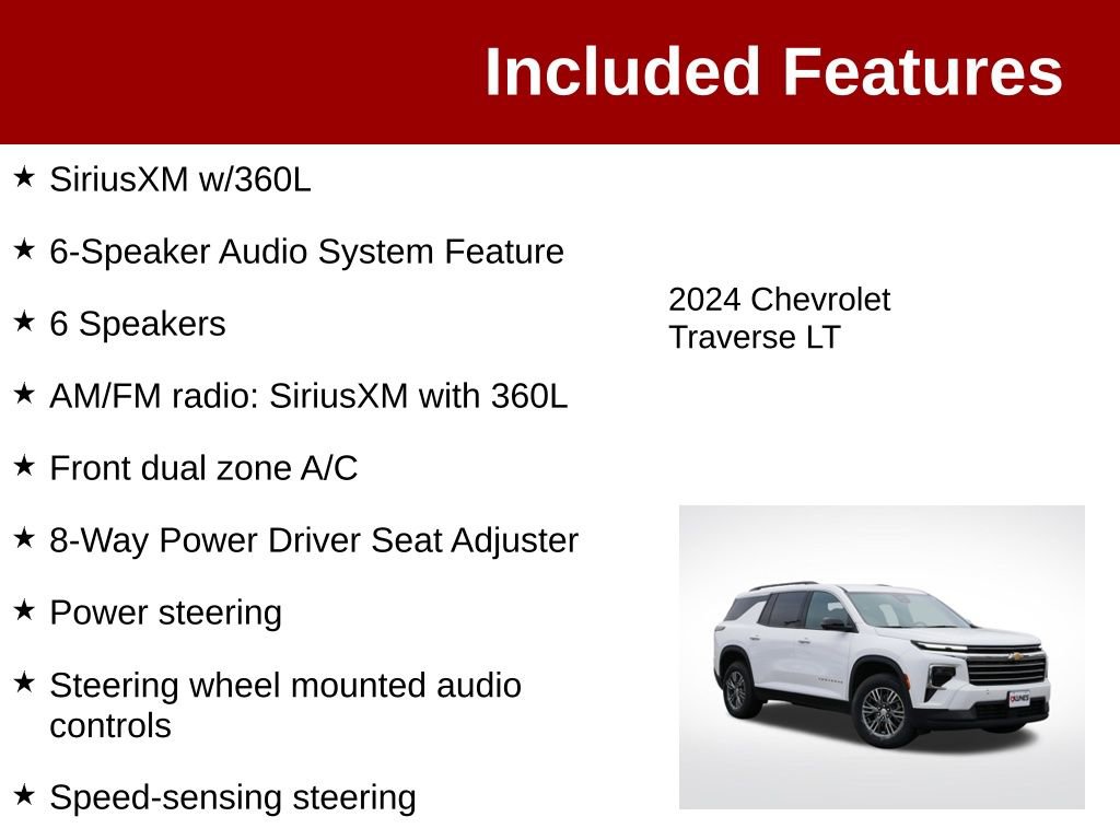 Used 2024 Chevrolet Traverse LT AWD/4WD image 4