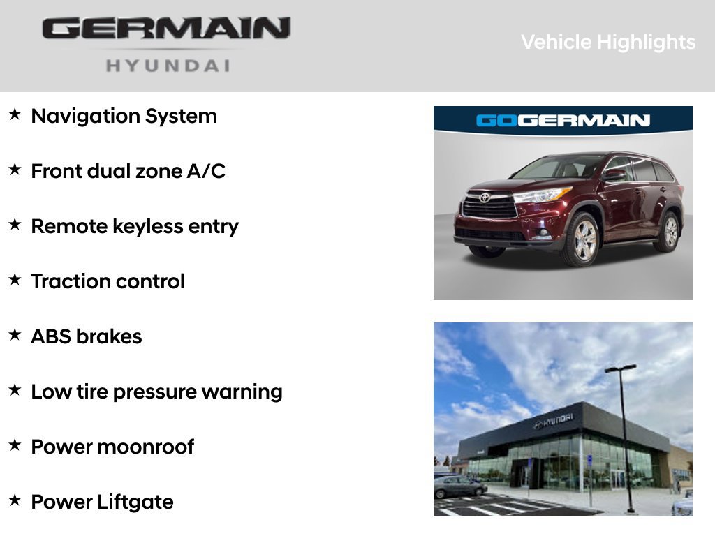 Used 2016 Toyota Highlander Limited AWD/4WD image 8