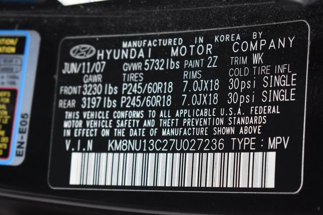 Used 2007 Hyundai Veracruz GLS image 36