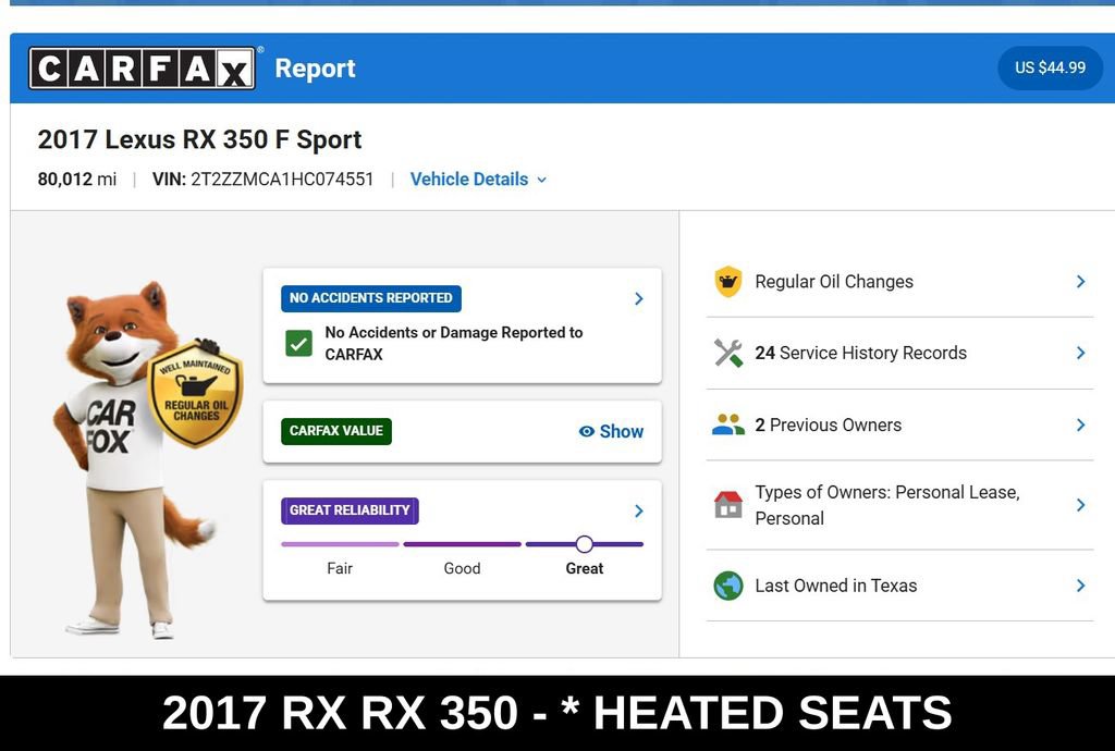 Used 2017 Lexus RX 350 FWD w/ Premium Package image 9