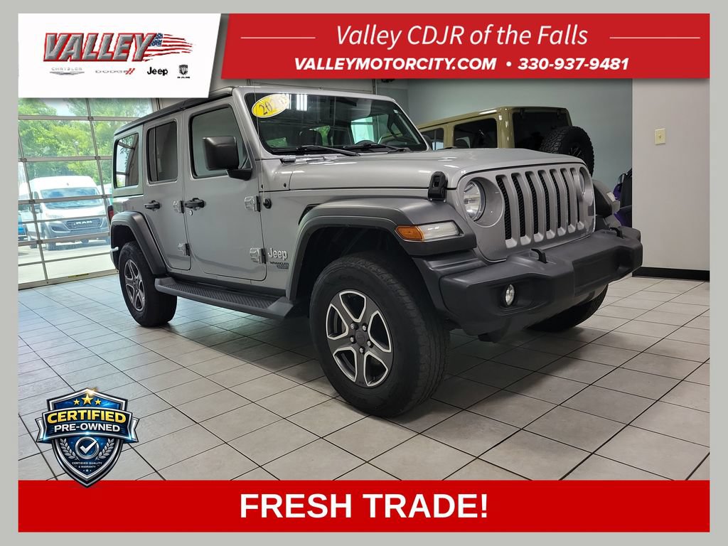 Certified 2020 Jeep Wrangler Unlimited Sport S