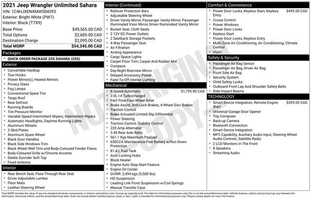 Used 2021 Jeep Wrangler Unlimited Sahara AWD/4WD image 5