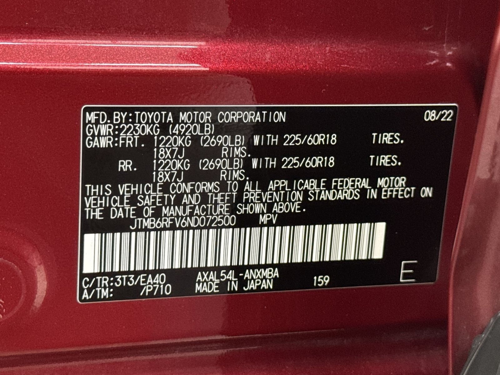 Used 2022 Toyota RAV4 XLE Premium AWD/4WD image 42