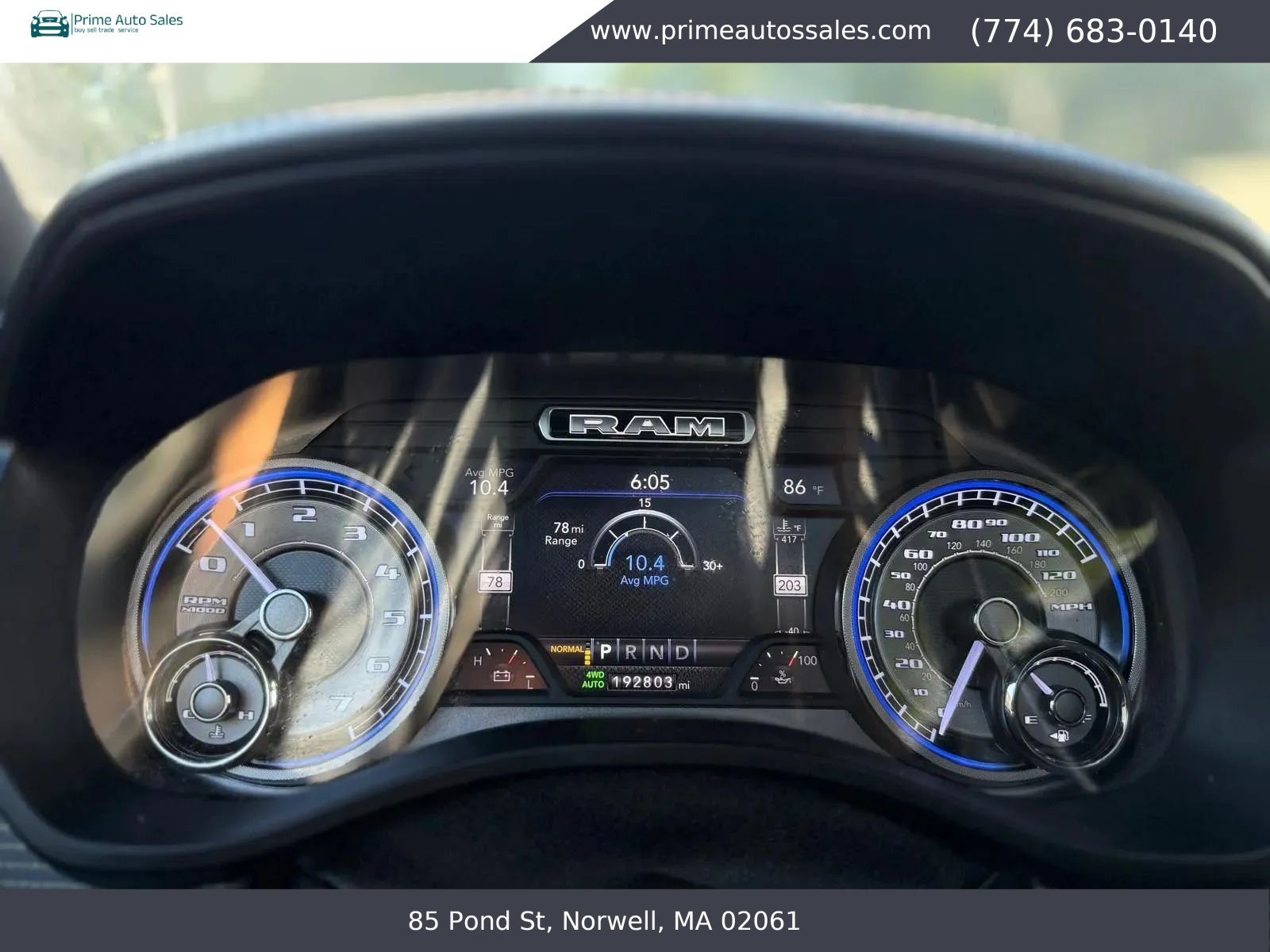 Used 2019 RAM 1500 Limited w/ Advanced Safety Group AWD/4WD image 16