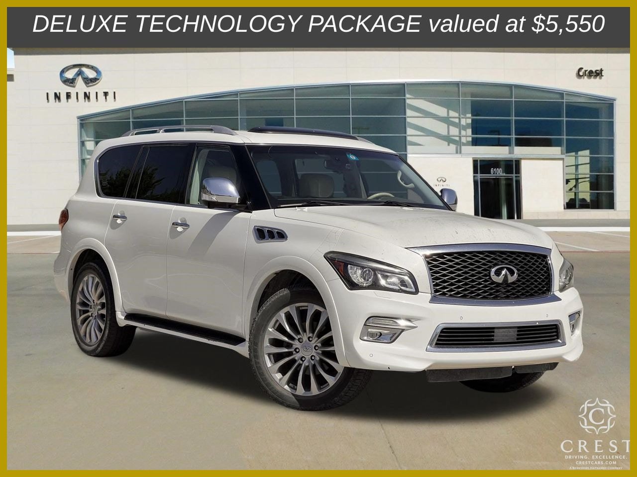 Used 2016 INFINITI QX80 4WD w/ Deluxe Technology Package