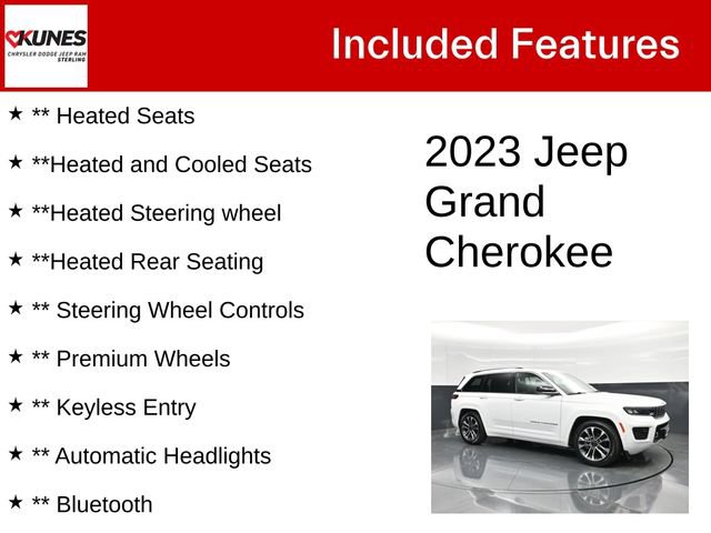 Used 2023 Jeep Grand Cherokee Overland AWD/4WD image 5