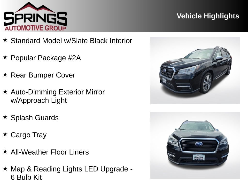 Used 2021 Subaru Ascent Touring w/ Popular Package #2A AWD/4WD image 2