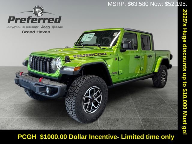 New 2025 Jeep Gladiator Rubicon w/ Safety Group image 1