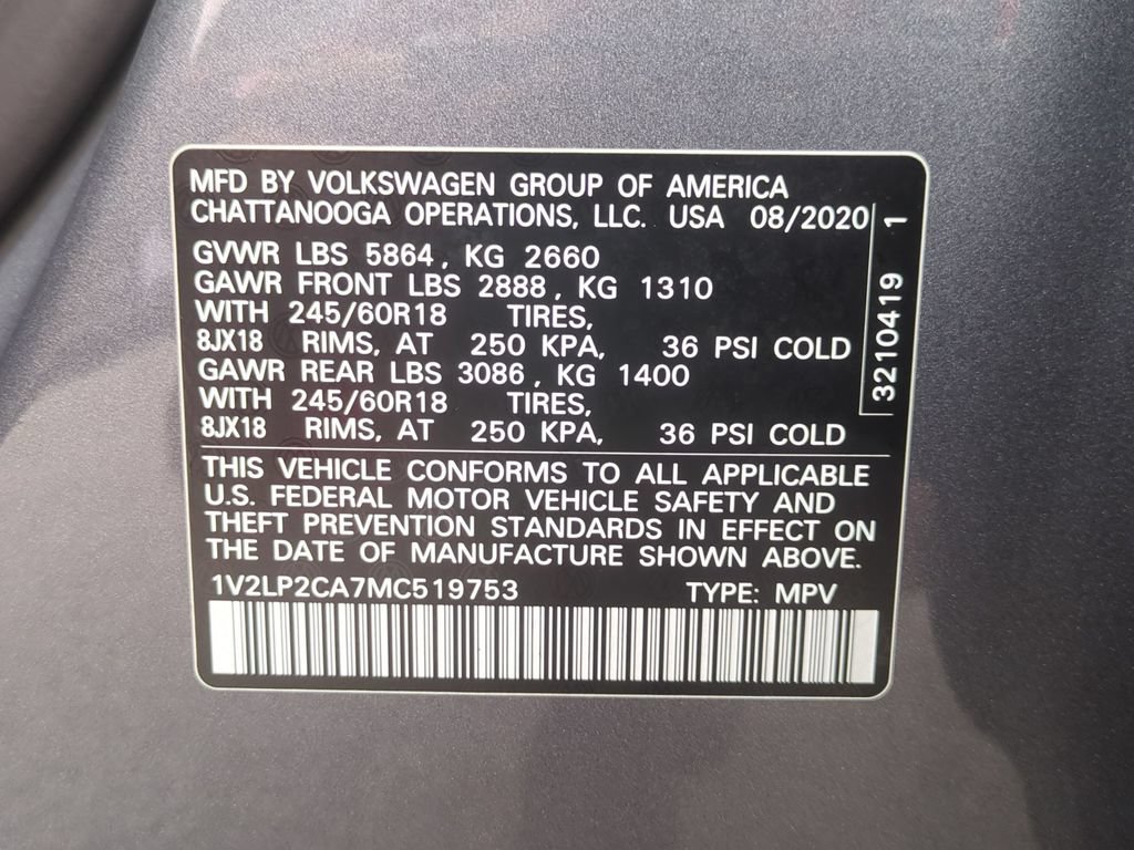 Used 2021 Volkswagen Atlas SE AWD/4WD image 23
