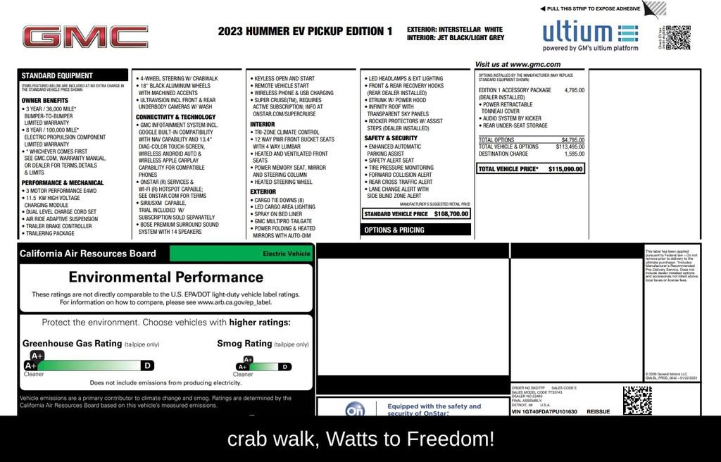 Used 2023 GMC Hummer EV Edition 1 video 2