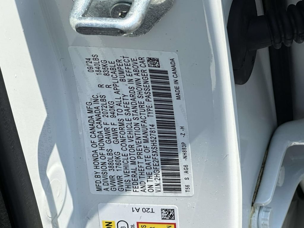 Certified 2025 Honda Civic Sport image 16