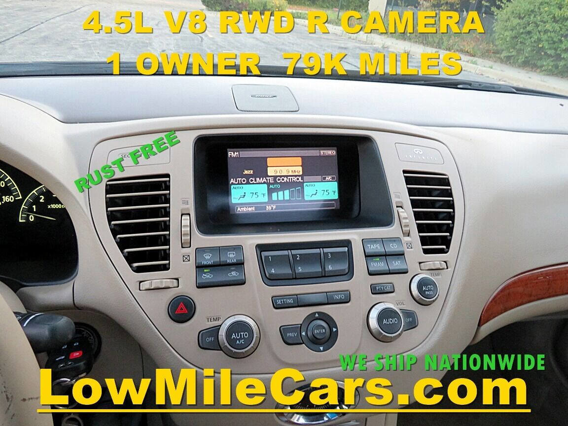 Used 2004 INFINITI Q45 Luxury RWD image 88