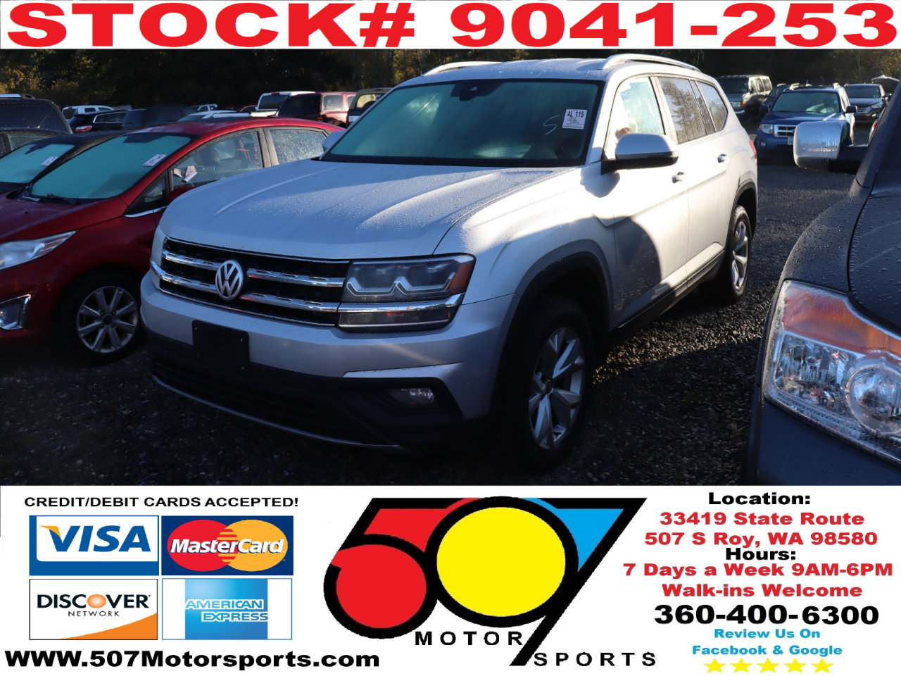 Used 2019 Volkswagen Atlas SE image 1
