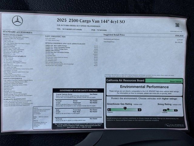 New 2025 Mercedes-Benz Sprinter 2500 image 32