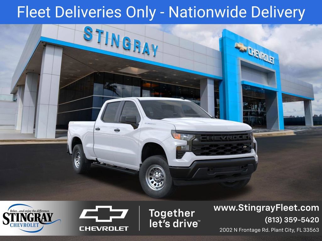 New 2026 Chevrolet Silverado 1500 W/T w/ WT Value Package AWD/4WD image 1