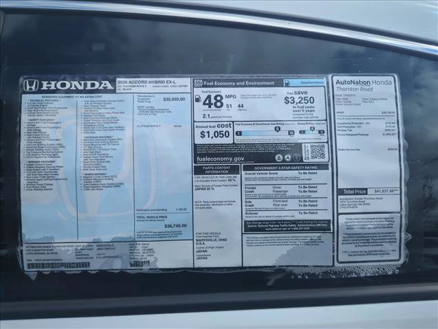 New 2026 Honda Accord EX-L image 21