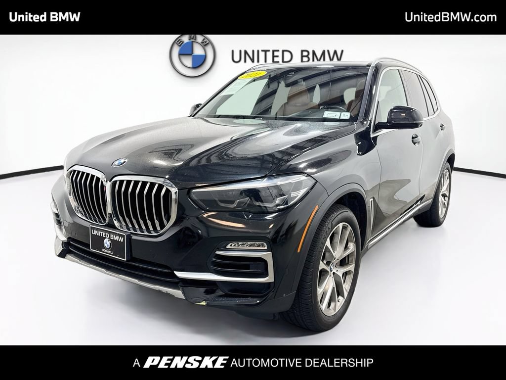 Used 2021 BMW X5 xDrive40i w/ Premium Package 3 AWD/4WD image 1