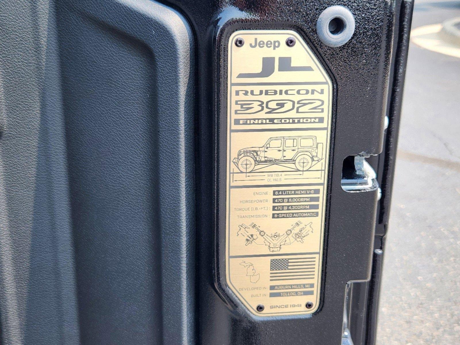 New 2024 Jeep Wrangler Unlimited Rubicon 392 image 19