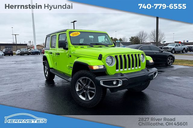 Used 2021 Jeep Wrangler Unlimited Sahara AWD/4WD image 1