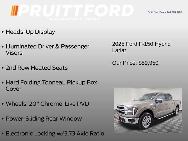 Used 2025 Ford F150 Lariat w/ Equipment Group 502A High AWD/4WD image 25