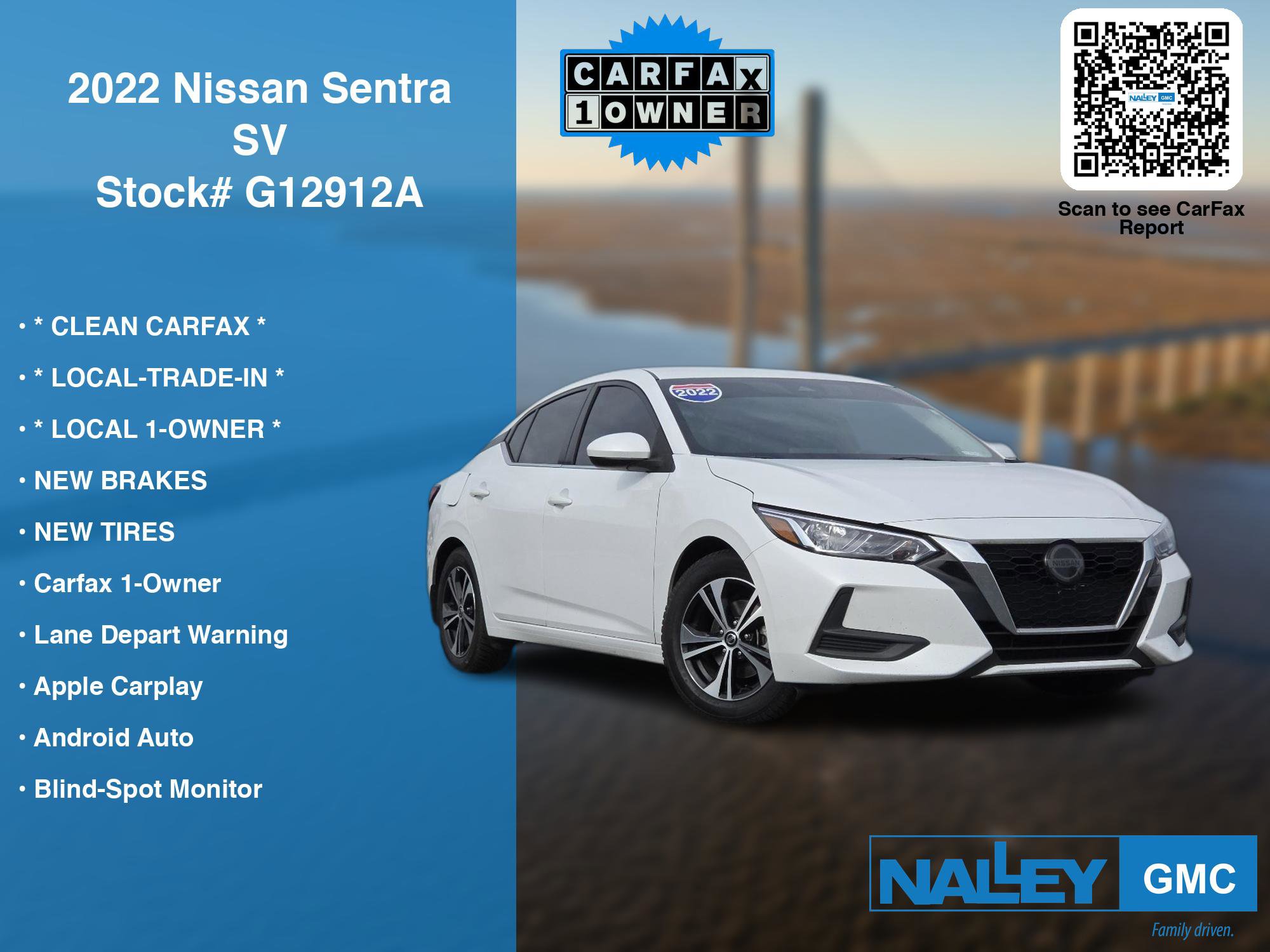 Used 2022 Nissan Sentra SV w/ Trunk Package image 7