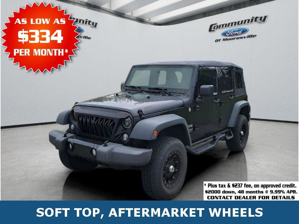 Used 2014 Jeep Wrangler Unlimited Sport w/ Quick Order Package 24S AWD/4WD image 1