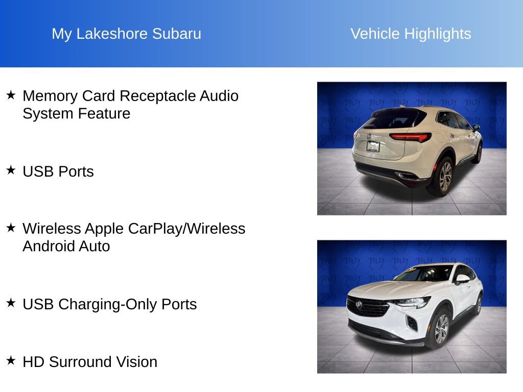 Used 2021 Buick Envision Essence w/ Technology Package I FWD image 12