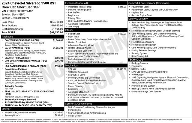 Used 2024 Chevrolet Silverado 1500 RST w/ Convenience Package II AWD/4WD image 15