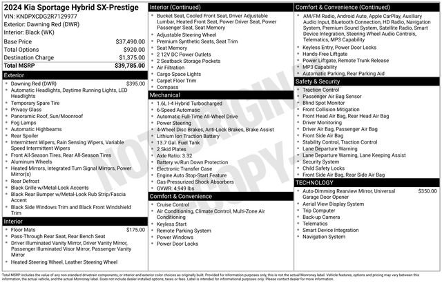 Used 2024 Kia Sportage SX Prestige image 22